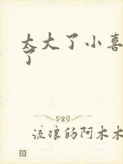 太大了小喜涨死了封面