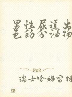 男性尿道出现白色的分泌物