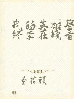 我的英雄学院最终季在线看