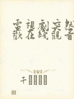 电视剧突然的喜欢在线观看免费12集