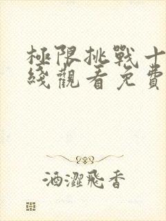 极限挑战十季在线观看免费