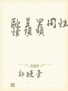 欧美男同性恋激情视频