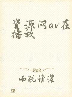 资源网av在线播放