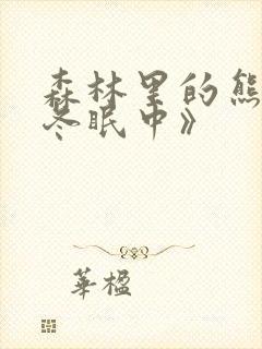 森林里的熊先生冬眠中》