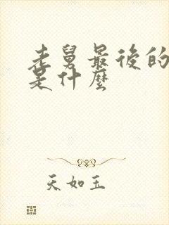 老舅最后的结局是什么