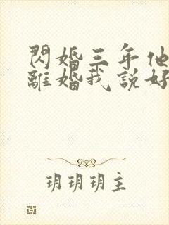 闪婚三年他提出离婚我说好没有问为什么