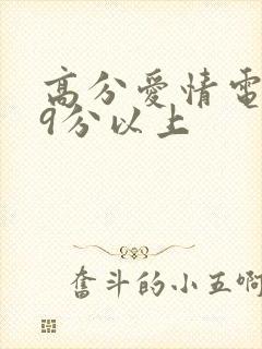 高分爱情电影榜9分以上