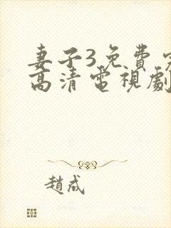 妻子3免费完整高清电视剧在线观看,封面