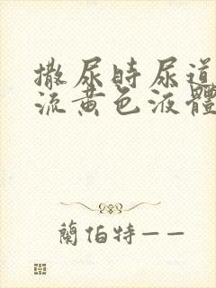 撒尿时尿道刺痛流黄色液体