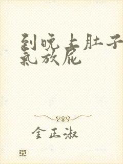 到晚上肚子就胀气放屁