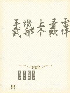 手机上看电视下载那个软件好