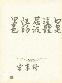 男性尿道口流白色的液体是什么原因