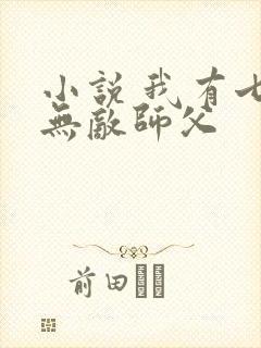 小说 我有七个无敌师父