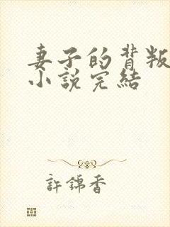 妻子的背叛犽一小说完结封面