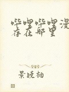 哔哩哔哩漫画缓存在哪里