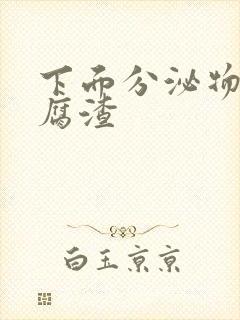 下面分泌物像豆腐渣