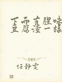 下面有腥味白带豆腐渣一样封面