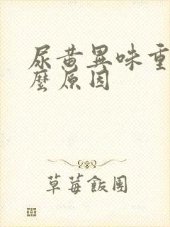 尿黄异味重是什么原因