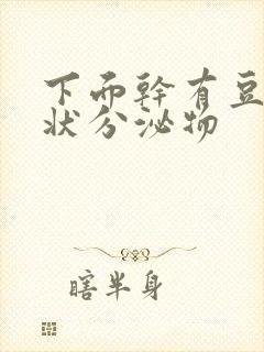 下面干有豆腐渣状分泌物