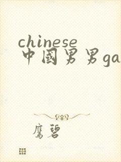 chinese中国男男gay