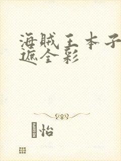 海贼王本子h无遮全彩