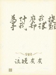 为什么我提的分手我却很难过封面