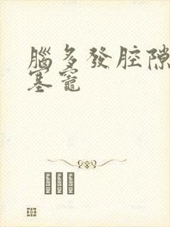 脑多发腔隙性梗塞灶