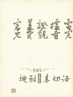 完美证据电视剧免费观看完整版