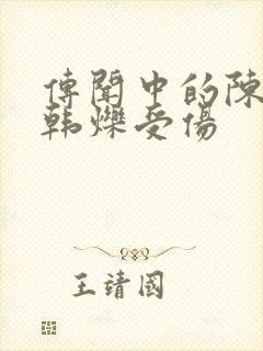 传闻中的陈芊芊韩烁受伤封面