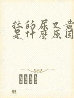 拉的尿又黄又臭是什么原因