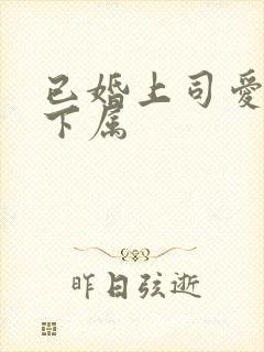 已婚上司爱上女下属