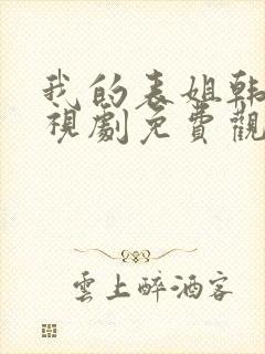 我的表姐韩剧电视剧免费观看在线