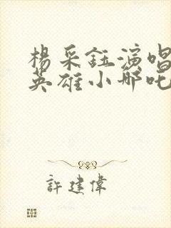 杨采钰演唱少年英雄小哪吒封面