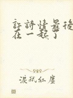 许诗情最后和谁在一起了