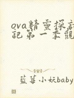 ova精灵探访记第一季观看封面