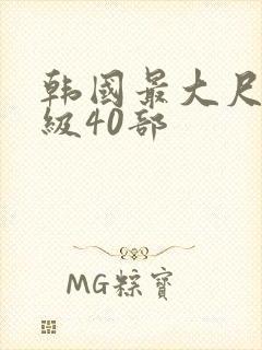 韩国最大尺度三级40部