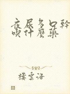 夜尿多口干口苦吃什么药