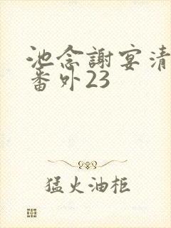 池念谢宴清结局番外23