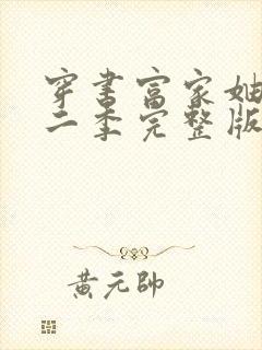 穿书富家妯娌第二季完整版