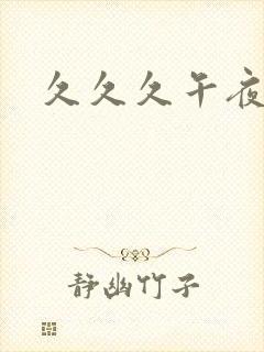 久久久午夜毛片