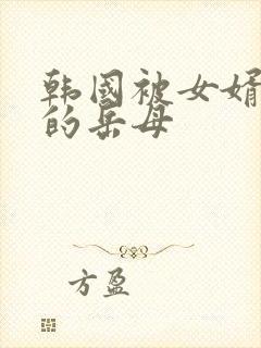 韩国被女婿征服的岳母