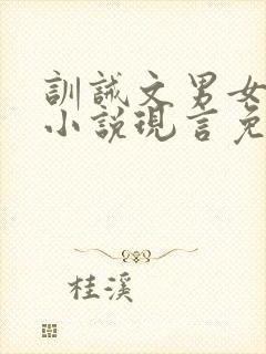 训诫文男女主的小说现言免费阅读