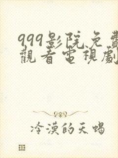 999影院免费观看电视剧大全