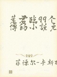 叶君临99个师傅的小说免费阅读