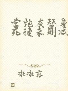 当炮灰替身的我死后未删减版