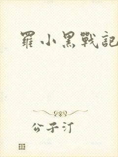 罗小黑战记小说封面