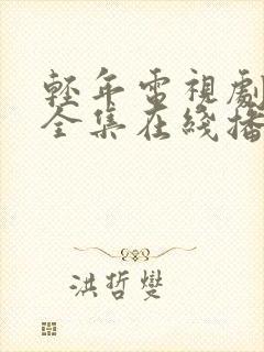 轻年电视剧免费全集在线播放封面