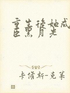 重生后她成了权臣黑月光