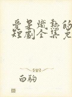 爱是炽热的秘密短剧全集免费观看