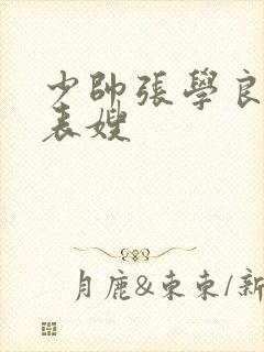 少帅张学良和他表嫂